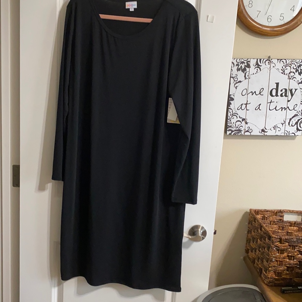 Comfy black long sleeve, Long dress.